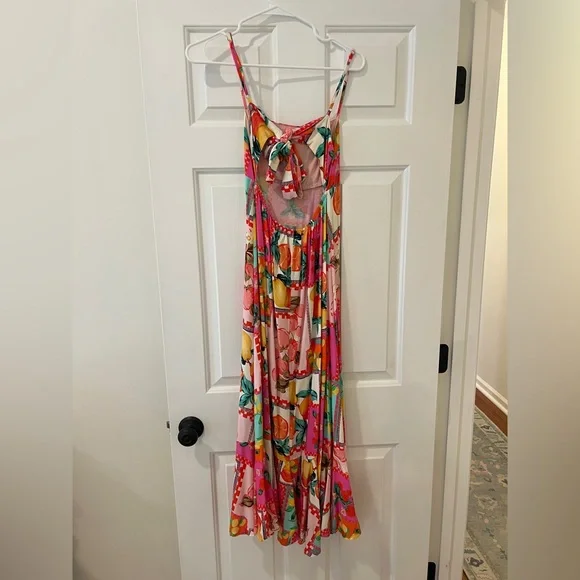 Greco Summer Tie Back Maxi Dress - Picture 2 of 4